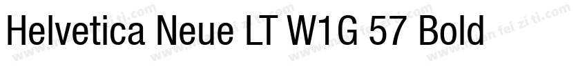 Helvetica Neue LT W1G 57 Bold conde字体转换